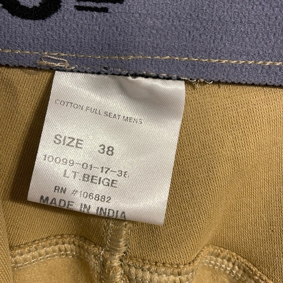 TuffRider Men's Cotton Full Seat Breeches - Picture 5 of 5